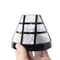 Miniatyrbillede 2 af 5: 2-pak genanvendeligt kaffemaskine kurvfilter nr. 4 til Ninja-filtre, passer til 8-12 kops kurv drypkaffe M