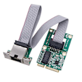 Pikkukuva 1 / 5: Uusi Mini PCI-E Verkkokortti 1000Mbps Gigabit Ethernet NIC Adapteri RTL8111F PCI 10/100/1000M RJ45 LA