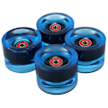 Miniatyrbillede 2 af 5: 7 tommer Longboard Truck Hjul Sæt 4 stk. PU Hjul 8 stk. Lejer T Skateboard Værktøj Skateboard Hjul Com