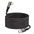 Miniatyrbilde 1 av 5: Link-kabel for Quest 2 VR USB 3.2 Hurtigladekabel Dataoverføring Rask Lading VR Headset Tilbehør, 1 Meter