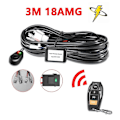 Miniatyrbilde 2 av 4: LED Lysbar Ledningsnett Kit 2 Ledninger Trådløs Fjernkontroll Ledningsnett Kit 18AWG Kjerne Kabel