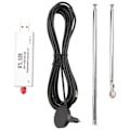 Miniatyrbilde 2 av 5: RTL-SDR R820T2 V3 RTL2832U Tuner + Teleskopisk Antenne Tuner + Antennebase