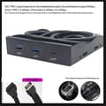 Miniatyrbillede 2 af 5: 3,5 tommer Desktop Floppy Bay Frontpanel med 2 X USB 3.0 Type-A