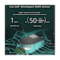 Miniatyrbillede 4 af 5: WIFI Infrarød CO2-Måler Kuldioxid Måler NDIR Sensor Luftkvalitetsmåler Kuldioxid Detektor