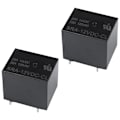 Miniatyrbild 5 av 5: 10 st Relä 5-polig SPDT SRA-12VDC- DC 12V Spole 20A Universal PCB Ny Svart
