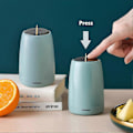 Miniatyrbild 3 av 5: Automatisk Tandpetare Dispenser Portabel Tandpetarhållare Tandpetare Fodral Plast Tandpetarhållare Automatisk Tandpetarhållare Portabel, P