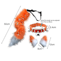 Miniatyrbild 2 av 5: Hårklämmor Cocker Tail Djur Element Justerbar Konstgjord Päls Solid Varghals Öron Krage För _c_x
