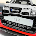Miniatyrbild 3 av 5: Cool Quattro Logobadge Emblem Bilsticker Frontgrill Nedre Trim för Aud-i A6 A7