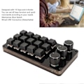 Miniatyrbild 5 av 5: Mini Anpassningsbart Tangentbord 15 Tangenter 3 Knoppar Programmerbart Blå Switch Hot Swappable Programmering Makro Tangentbord för Datorspel
