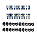 Pikkukuva 1 / 5: 20 kpl T5 LED-valoja auton kojelaudan mittarin ja indikaattorin valaistukseen, 3030-3smd valojen vaihto kiertämällä