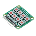 Miniatyrbillede 2 af 5: 8-Tasters Matrix Tastaturmodul til Single Chip Mikrocomputer
