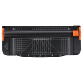 Miniatyrbillede 1 af 5: 12 Tommer A4 Papirklipper Trimmer Sort-orange Med Multifunktion *Automatisk Sikkerhedsbeskyttelse Hjul