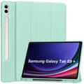 Fodral för Samsung Galaxy Tab S9 plus 12.4 2023 Enfärgat skyddsfodral Ljusgrön