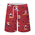 Miniatyrbild 1 av 2: Herr 3D-tryckta Andningsbara Strandshorts för Semester vid Havet, Badbyxor