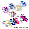Miniatyrbilde 2 av 5: 2 stk. Firkantet Glitter Neglekunst Paljetter, Rektangulære Glitterflak Design For Jenter Negledekorasjoner-