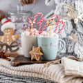 Miniatyrbillede 4 af 5: Julekaffeske i rustfrit stål, juledessertteske med rensdyr, julemand, juletræ, snemand