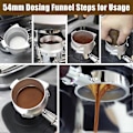 Miniatyrbillede 3 af 5: 54mm Espresso Doserings Tragt Ring - Tragt Værktøj Kaffeudstyr, Kaffemaskine Tilbehør, Kaffeudstyr B