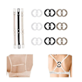 Miniatyrbillede 4 af 5: 12 stk. BH-strop Clips Skjuler Stropper Holdere, Justerbar BH-strop-T