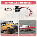 Miniatyrbillede 5 af 5: RC Højspændings ESC Børstet Hastighedsregulator 7.2V-16V 320A til RC Bil Lastbil Båd /Axial//