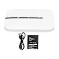 Miniatyrbillede 1 af 5: 4G WiFi Router 150Mbps Standard SIM-kort Slot 10 Enheder Understøttet 2100mAh USB WiFi Modem til Kontor Rejse Hjem