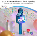 Miniatyrbillede 2 af 4: BTS Bluetooth Trådløs Mikrofon & Højttaler, Alle Syv BTS Karakterer i Deres Egne Søde Farver (MANG)