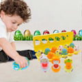 Miniatyrbild 4 av 5: 1 Set Färgglada Ägg Anti-spricka Repskyddad Färgfast Fallskyddad Oömtörbar DIY Öppningsbar Ångestlindrande Påskägg Leksak Hemleverans