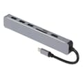 Miniatyrbilde 3 av 5: Dockingstasjon Type C til High Definition Multimedia Interface USB.3.0 7 i 1 Ekspansjonsdokk YEMMA