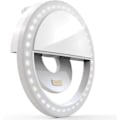 Miniatyrbillede 1 af 3: Clip-on Selfie Ring Light [genopladeligt batteri] med 36 LED