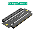 Pikkukuva 2 / 5: PCI-e X16 Naaras-Naaras Sovitinliitin PCI Express 3.0 16x - 16x Jatke Nouseva Muunnin PC