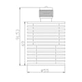 Miniatyrbillede 2 af 5: RF Koaksial Dummy Load 50W U Stil UHF PL259 M Han Stik