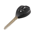 Miniatyrbilde 3 av 4: Nøkkelhus for Toyota Rav4 Corolla Yaris med 2 knapper + ubeskåret blad
