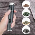 Miniatyrbillede 3 af 5: Elektrisk Bærbar Kværn, USB Genopladelig Krydderi Multipurpose til Fluffy Produkt og Køkkenkværn (Grå)
