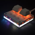 Miniatyrbillede 4 af 5: 2-Tast Osu Mini Tastatur Spil Tastatur Programmering Makro Tastatur Mekanisk Tastatur Med Blå Swit