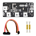 Miniatyrbillede 1 af 5: For Raspberry Pi Compute Module 6Gbps Højhastigheds SATA Udvidelseskort
