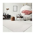 Miniatyrbilde 2 av 5: Moderne, myk teppe med kort lugg, sklisikker underside, vaskbar opptil 30 grader, supermyk, pelslook, Crea