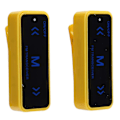 Miniatyrbillede 4 af 5: Børne Walkie Talkies Bærbar Lang Rækkevidde 2-vejs Radioer Walky Talky Legetøj med Snøre Gul