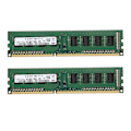 Miniatyrbillede 1 af 5: 2x DDR3 2GB RAM 1333 MHz til Intel Desktop PC Hukommelse 240-pin 1.5V Ny DIMM