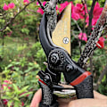Miniatyrbilde 4 av 5: Blomstersaks for kutting av tørt tre. Ergonomiske håndtak