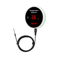Miniatyrbild 1 av 5: Tuya Wifi Temperatursensor Tråd Digital Smartlife Termometer Rum Vatten Pool Termostat Alarm EU