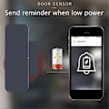Miniatyrbild 5 av 5: Tuya Wifi Dörrsensor Fönster Inbrottsskydd Magnetisk Sensor Larm Smart Life för APP Fjärrkontroll