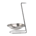 Miniatyrbillede 3 af 5: Rustfrit Stål Ske Rest Holder, Lang Håndtag Vertikal Besparelse Suppeøseholdere Øse Rest Suppe L