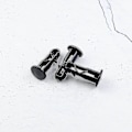 Miniatyrbillede 4 af 5: 3 Par Hingebolte Hinge Pins Til Affaldsdåse Låg Beholder Til At Passe 240/120/100/60l Udendørs Affaldsbeholdere, 65mm X 18mm, Sort Plastik