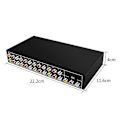 Miniatyrbilde 3 av 5: Åtte inn En Ut AV Bryter Velger Video L/R Audio Velgerboks 8-Port Kompositt Bryter Splitter f