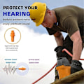 Miniatyrbild 3 av 5: WJTG Öronproppar Bluetooth Headset för Arbete, Hörselskydd, Lämplig för Byggarbetsplatser och Bullriga MiljöerJ