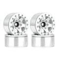 Miniatyrbilde 1 av 5: Sølvfarget 1.55 tommers metallfelg dekk klatrebil AX90069 for JIMNY CC01