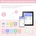 Pikkukuva 4 / 5: 2025 Uusi Mini Taskutulostin Langaton Bluetooth-tulostin Lämpövalokuvatulostin Kannettava