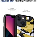 Miniatyrbillede 3 af 4: bavurmak Klf iPhone 13 Pro , Kamuflaj Ultra Blød Stødabsorberende TPU Bumper Trendy Anti-Glare Beskyttelsesetui iPhone 13 Pro  -Grøn