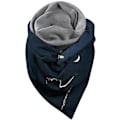 Miniatyrbilde 1 av 5: Mote Vinter Dame Trykk Knapp Myk Wrap Casual Varme Skjerf Sjal