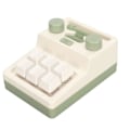 Miniatyrbilde 2 av 5: Mini 6-tasters tastatur, mekanisk rød bryter, støtte for hot-swappable, programmerbart Bluetooth-tastatur med RGB-belysning for gaming