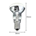Miniatyrbillede 3 af 5: 30w E14 Lavalamp pære R39 Reflektor pære Glødepære 30w E14 R39 Lavalamp pære (4 stk) [Energiklasse A ++]